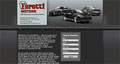 Desktop Screenshot of ferettimotors.com