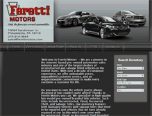 Tablet Screenshot of ferettimotors.com